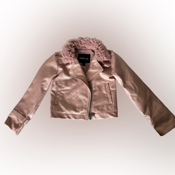 Limited Too Girls Pink Metallic Jacket - Picture 1 of 7